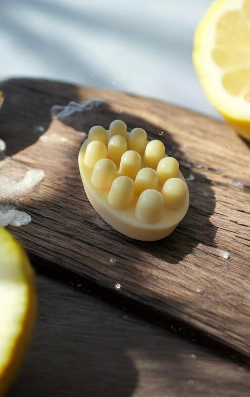Lemon massaging shampoo Bar
